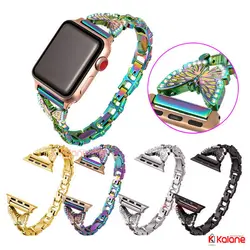 بند فلزی ساعت هوشمند Apple Watch 42/44mm مدل Butterfly