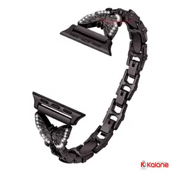 بند فلزی ساعت هوشمند Apple Watch 38/40mm مدل Butterfly