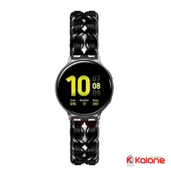 بند ساعت Samsung Galaxy Watch Active 2 مدل استیل چرم