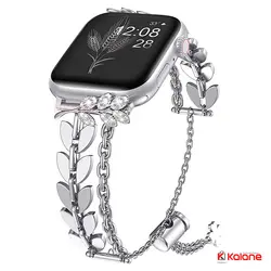 بند فلزی ساعت هوشمند Apple Watch 44mm مدل Wheat Style