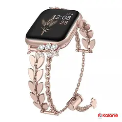 بند فلزی ساعت هوشمند Apple Watch 8 41mm مدل Wheat Style