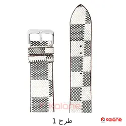 بند چرمی ساعت هوشمند Apple Watch 8 45/49mm طرح لویی ویتون