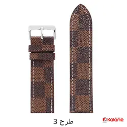 بند چرمی ساعت هوشمند Apple Watch 8 45/49mm طرح لویی ویتون