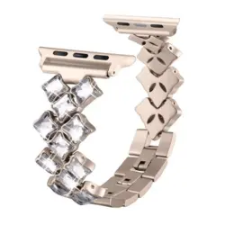 بند نگین دار ساعت هوشمند Apple Watch 44mm مدل Secbolt Jewerly