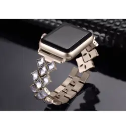 بند نگین دار ساعت هوشمند Apple Watch 7 41mm مدل Secbolt Jewerly