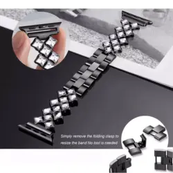 بند نگین دار ساعت هوشمند Apple Watch 7 45/49mm مدل Secbolt Jewerly