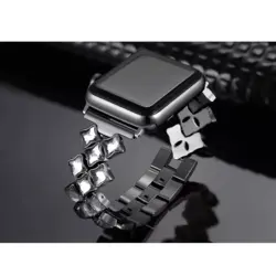 بند نگین دار ساعت هوشمند Apple Watch 7 45/49mm مدل Secbolt Jewerly