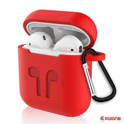 کاور سیلیکونی هندزفری Apple Airpods مدل سیلیکونی آویز دار | کالانه