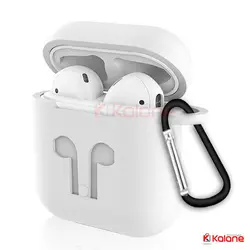 کاور سیلیکونی هندزفری Apple Airpods مدل سیلیکونی آویز دار | کالانه