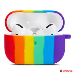 کاور سیلیکونی هندزفری Apple Airpods 3 مدل رنگین کمان