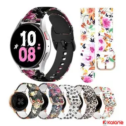 بند ساعت هوشمند Samsung Galaxy Watch 5 مدل سیلیکونی طرح دار