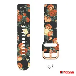 بند ساعت هوشمند Samsung Galaxy Watch 5 مدل سیلیکونی طرح دار