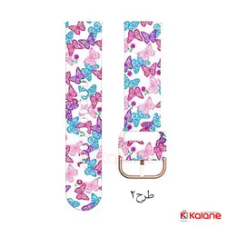 بند ساعت هوشمند Samsung Galaxy Watch 5 مدل سیلیکونی طرح دار