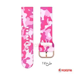 بند ساعت هوشمند Samsung Galaxy Watch 5 مدل سیلیکونی طرح دار