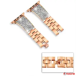 بند استیل Apple Watch 8 45/49mm مدل Swarovski