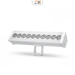 چراغ وال واشر 10 وات 22 سانتی متر رنگی پارس شعاع توس