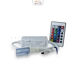 کنترل ولتاژ ۸۰۰ وات و ریموت کنترل ریسه RGB پارس شعاع توس(رویالوکس)