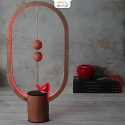 آباژور چوبی مغناطیسی رومیزی