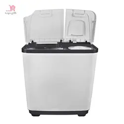 ماشین لباسشویی دوقلوی پاکشوما مدل PWD-9653AJ رنگ سفید