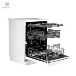 ماشین ظرفشویی 14 نفره جی پلاس مدل GDW-L463W سفید