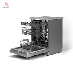 ماشین ظرفشویی 15 نفره جی‌ پلاس مدل GDW-P5683S نقره‌ای