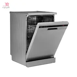 ماشین ظرفشویی 13 نفره جی‌ پلاس مدل GDW-N1362S نقره‌ای