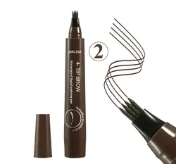 هاشور و تتو ابرو جاکلینا (Jaklina 4-Tip Brow Waterproof Liquid Eyebrow Pen)