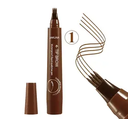 هاشور و تتو ابرو جاکلینا (Jaklina 4-Tip Brow Waterproof Liquid Eyebrow Pen)