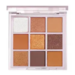 پالت سایه 9 عددی آلمار (Alamar Mini Multicolour Eyeshadow-Code 01)