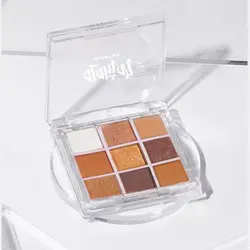 پالت سایه 9 عددی آلمار (Alamar Mini Multicolour Eyeshadow-Code 01)