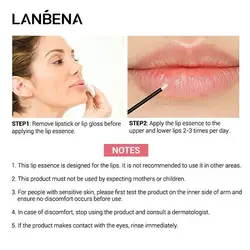 سرم لب حجم دهنده، سفت کننده و کلاژن ساز ایزوفلاون لانبنا (LANBENA Lsoflavone Lip Care Serum)
