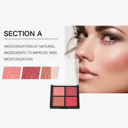 پالت رژگونه 4 رنگ آرت اسکین (Artskin 4 Matte Color Blush-Code A)
