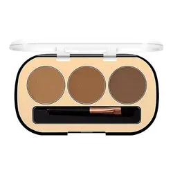 پالت سایه ابرو 3 عددی گل فلاور (Gulflower Brow Powder Code 01)