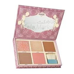 پالت هایلایتر، کانتور و برنزر بنفیت مدل چیکلیدرز برنز (BENEFIT Cheekleaders Bronze Squad Highlight ,Contour & Bronze Palette)