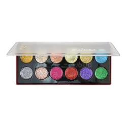 پالت سایه گلیتر 12 رنگ کد A آرت اسکین (Artskin Glitter Eyeshadow Palette Code A)