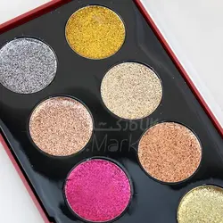 پالت سایه گلیتر 12 رنگ کد A آرت اسکین (Artskin Glitter Eyeshadow Palette Code A)