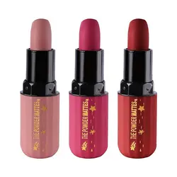 ست 3 تایی رژ جامد مات آرت اسکین تتو مدل پودر ( Artskin Tato The Powder Mattes Lipstick-Code 05)