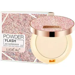 کیک میکاپ 2 طبقه لیدآل (Lideal Flash Powder Bright Face And Good Looks)