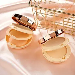کیک میکاپ 2 طبقه لیدآل (Lideal Flash Powder Bright Face And Good Looks)