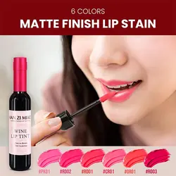 تینت لب شرابی مدل (man zi miao wine lip tint)