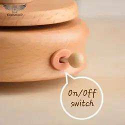 جعبه موزیکال چوبی طرح اسب