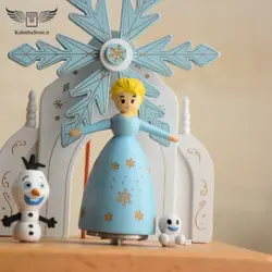 جعبه موزیکال چوبی طرح السا