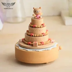 جعبه موزیکال چوبی تولدمبارک