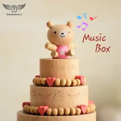 جعبه موزیکال چوبی تولدمبارک