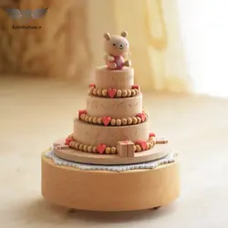 جعبه موزیکال چوبی تولدمبارک