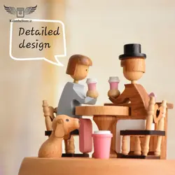 جعبه موزیکال طرح کافه