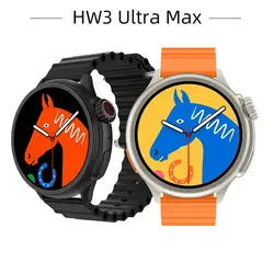 ساعت هوشمند گرد مدل HW3 Ultra Max