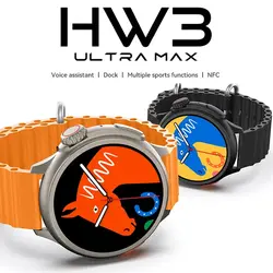 ساعت هوشمند گرد مدل HW3 Ultra Max