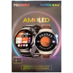 ساعت هوشمند Hommtel مدل Watch 4 pro | صفحه گرد AMOLED