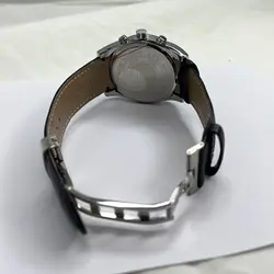 ست ساعت مچی عقربه ای زنانه و مردانه الگانس مدل بند چرمی